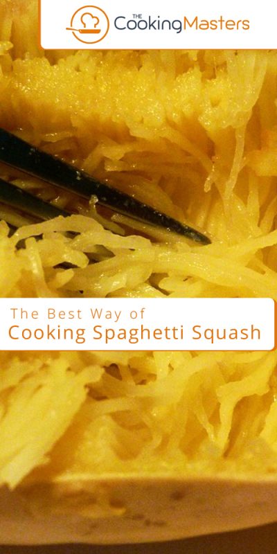 Cooking spaghetti squash