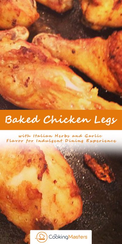 Baked chicken legs