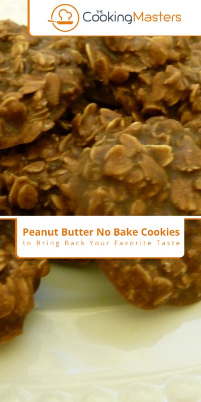 Peanut butter no bake cookies
